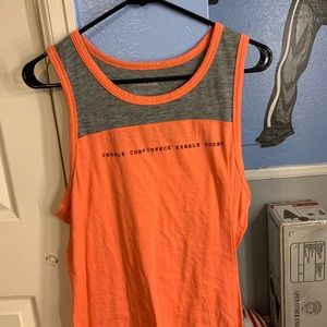 Orange tank top